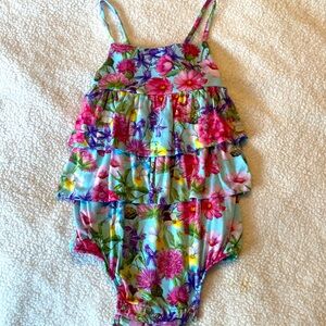 Posh Peanut 2t floral onesie